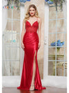 Prom Dresses Formal Long Skirt Fitted Prom Dress Red