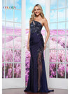 Prom Dresses Long Formal Fitted Evening Prom Dress Navy