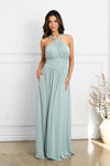 Formal Dresses Long Formal A Line Bridesmaid Dress Sage