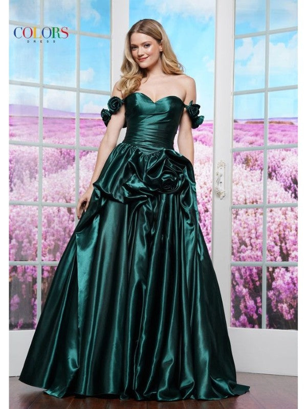 Prom Dresses Long Ball Gown Formal Evening Prom Dress Deep Green
