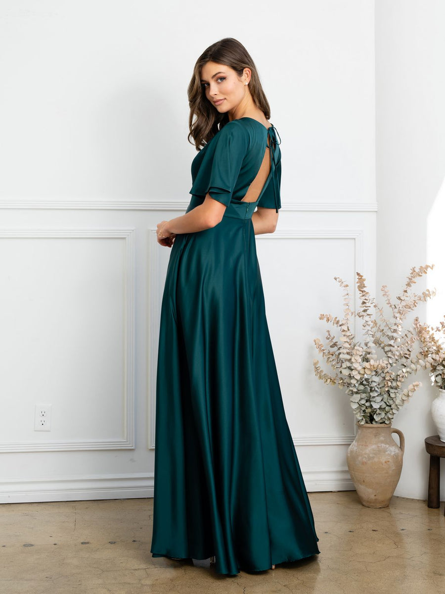 Formal Dresses  Long Formal A Line Evening Dress Hunter Green