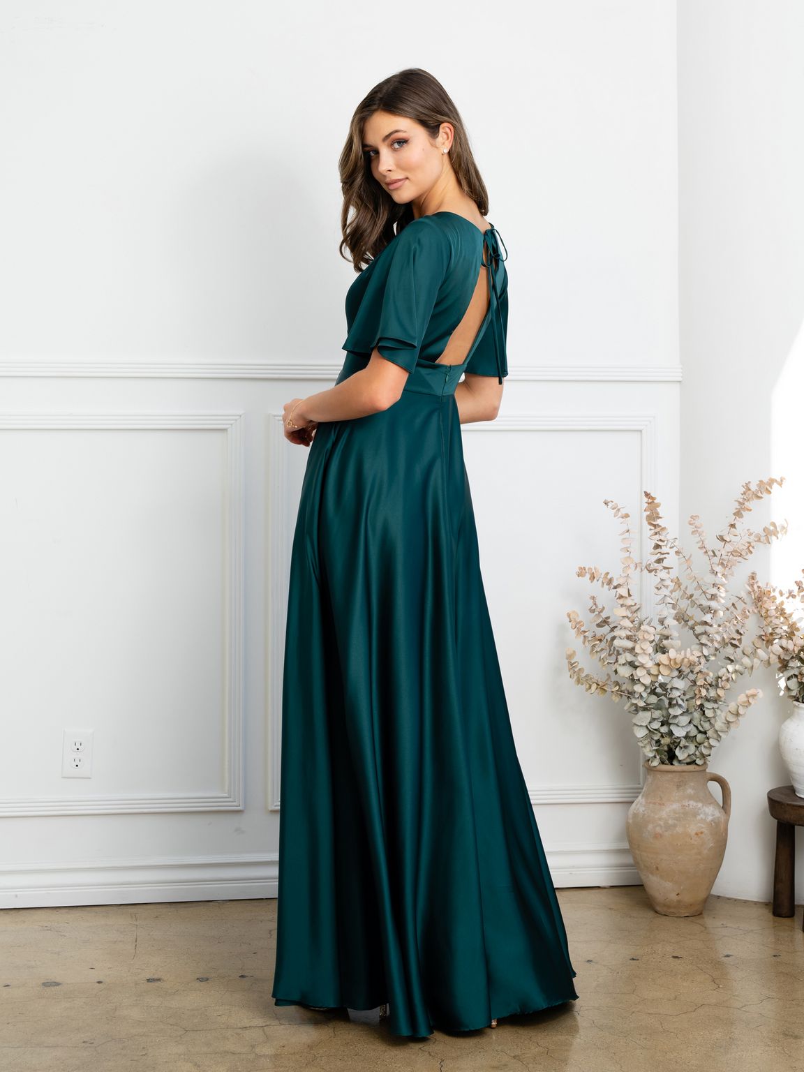 Formal Dresses  Long Formal A Line Evening Dress Hunter Green