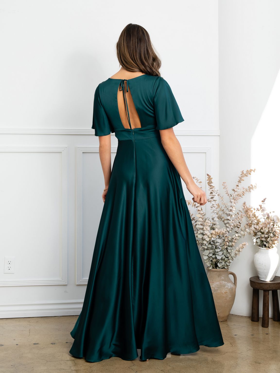Formal Dresses  Long Formal A Line Evening Dress Hunter Green