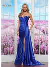 Prom Dresses Fitted Formal Evening Long Prom Dress Royal