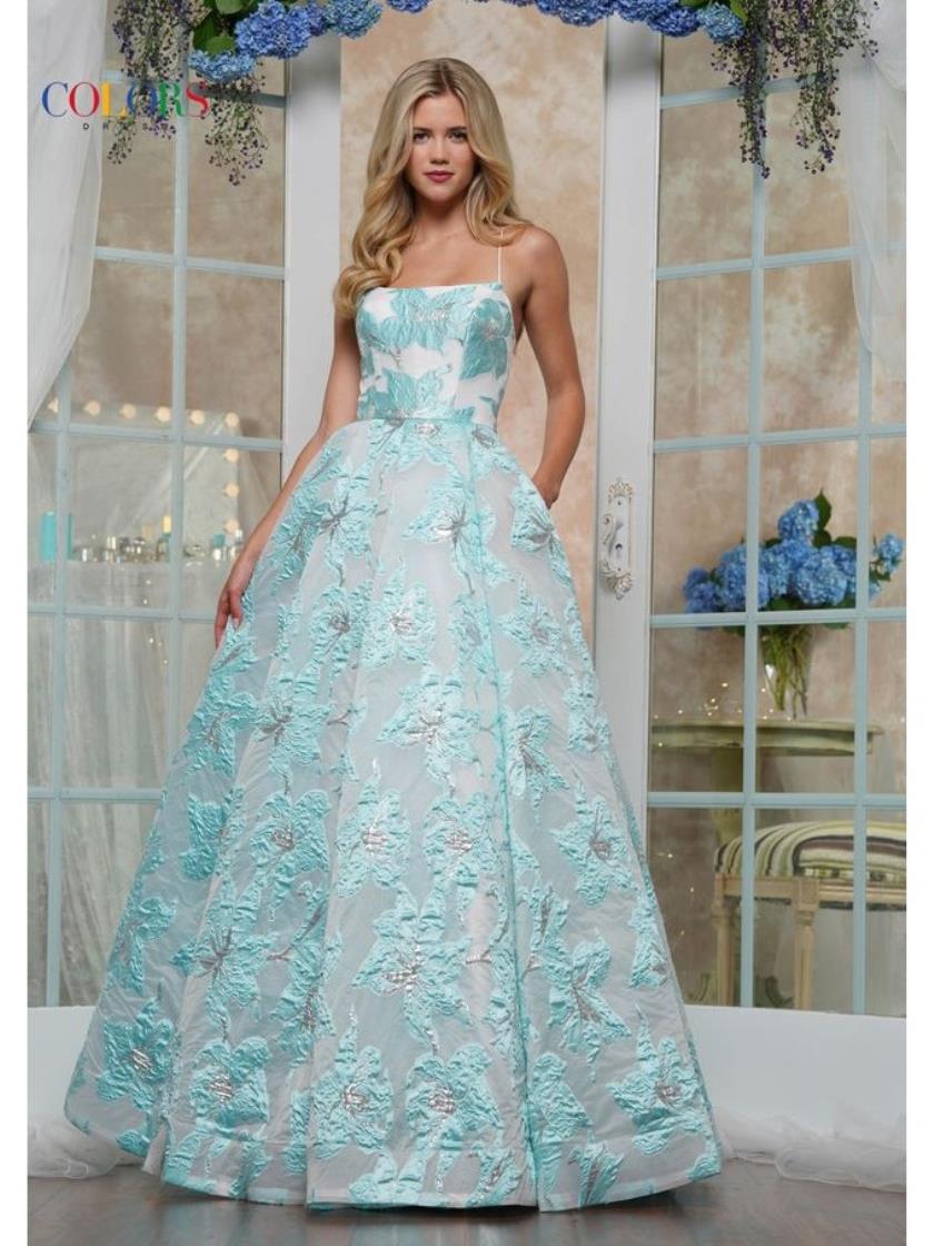 Prom Dresses Long Top Ball Gown Formal Prom Dress Aqua