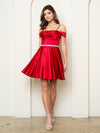 Cocktail Dresses Prom Homecoming Short A Line Corset Cocktail Dress Red