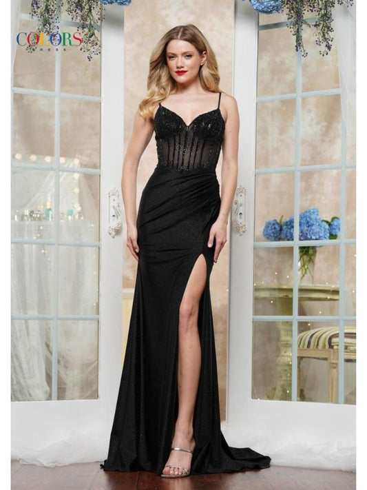 Prom Dresses Formal Long Fitted Prom Dress Black