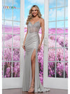 Prom Dresses Formal Long Fitted Prom Dress Silver