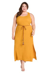 Formal Dresses Beaded Plus Size Long Formal Dress Ochre