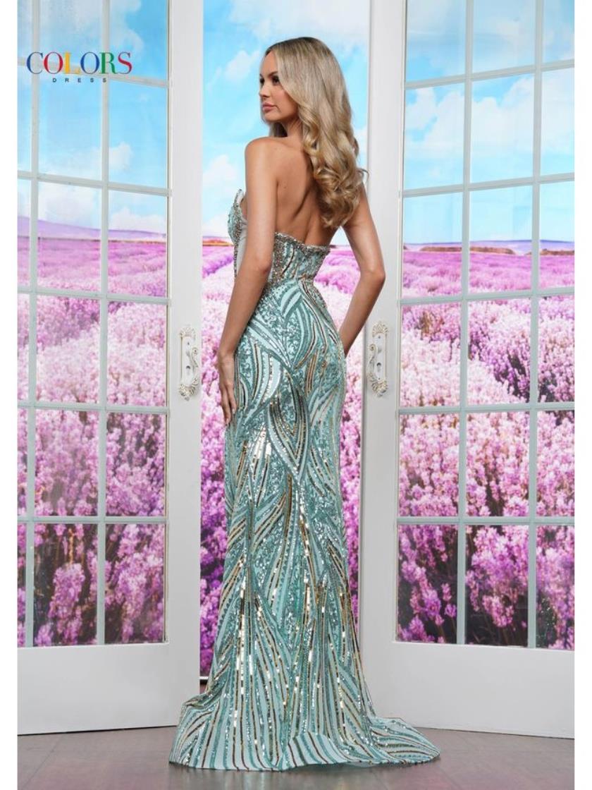 Prom Dresses Long Fitted Formal Beaded Flare Prom Dress Sage