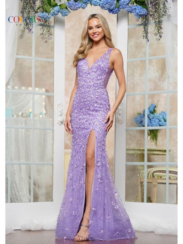 Prom Dresses Formal Fitted Evening Long Dress Lavender
