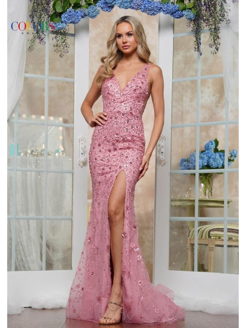 Prom Dresses Formal Fitted Evening Long Dress Mauve