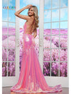 Prom Dresses Formal Sweetheart Mermaid Long Prom Dress Hot Pink
