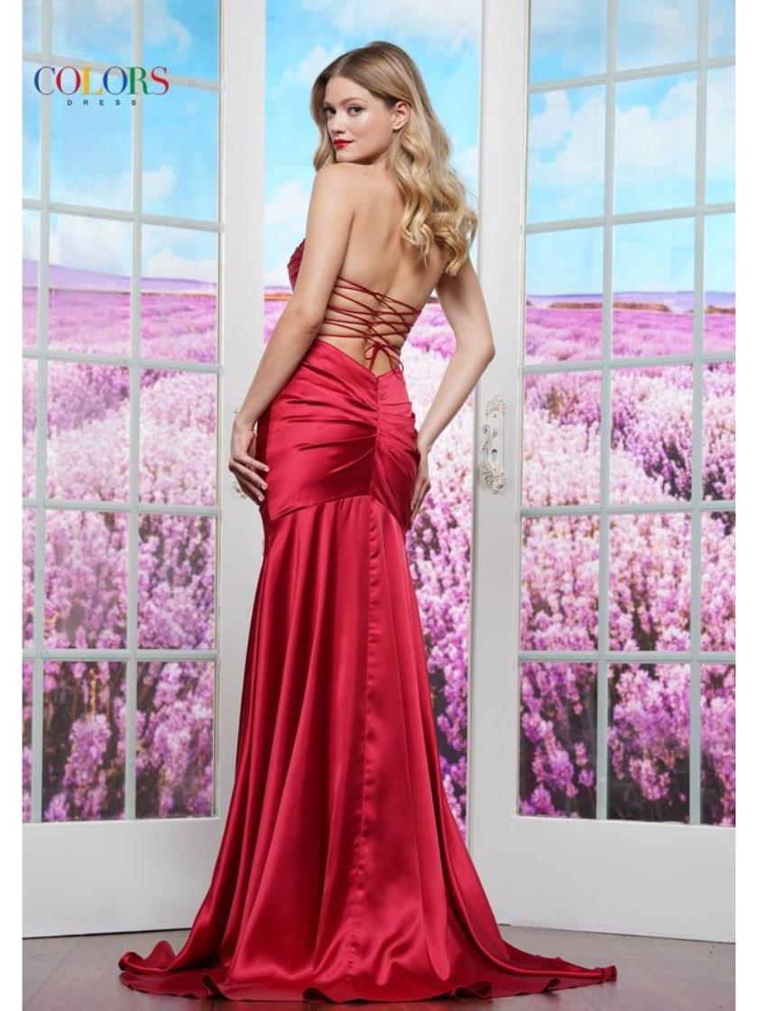 Prom Dresses Formal Mermaid Long Stretch Prom Dress Red