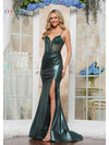 Prom Dresses Fitted Long Formal Beading Prom Dress Deep Green