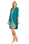 Mother of the Bride Dresses Mother of the Bride Short Petite Jacket Dress Green