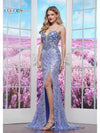 Prom Dresses Long Formal Slit Fitted Sequin Prom Dress Peri