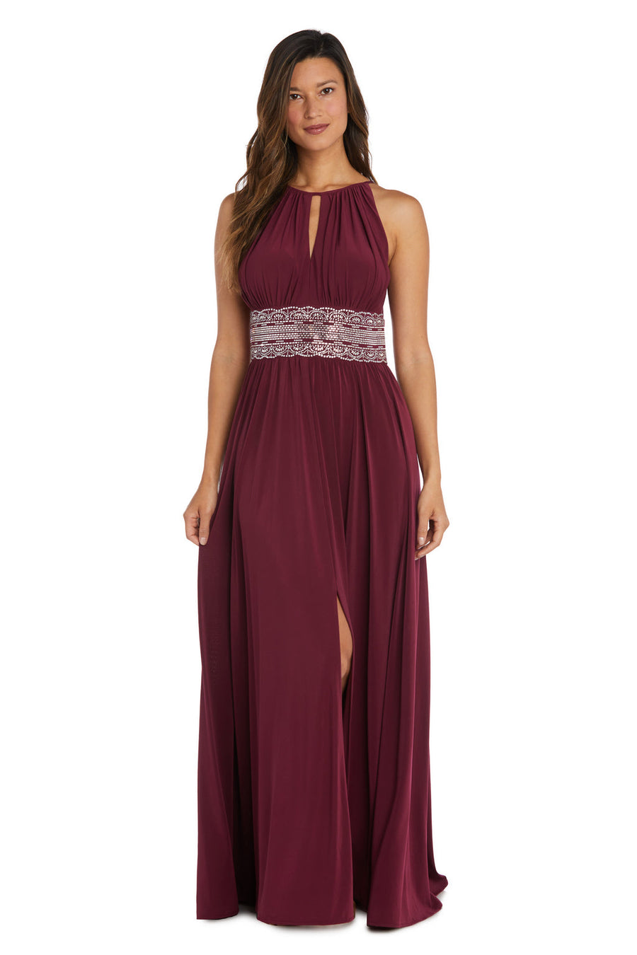 Formal Dresses Long Formal Halter Evening Dress Merlot
