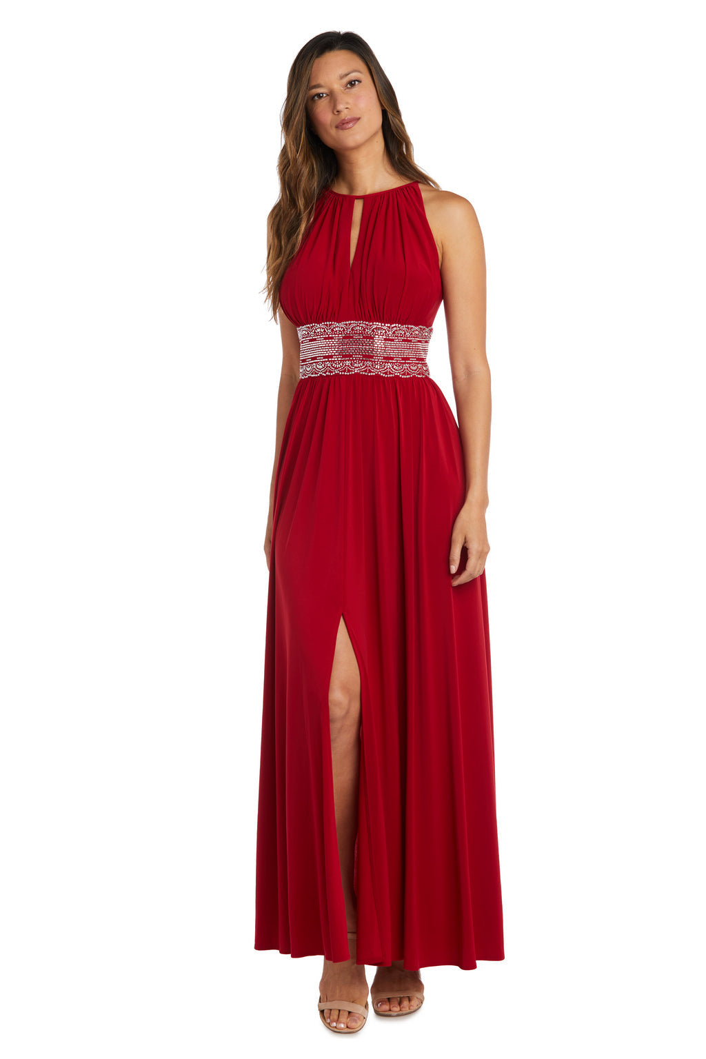 Formal Dresses Long Formal Halter Evening Dress Red
