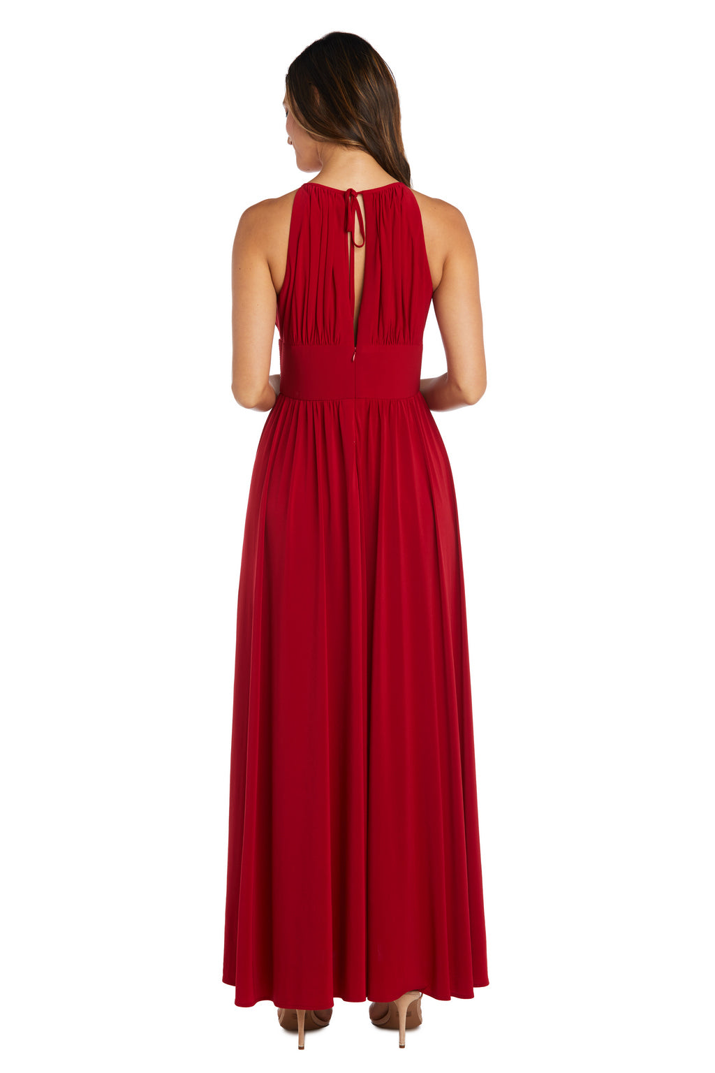 Formal Dresses Long Formal Halter Evening Dress Red