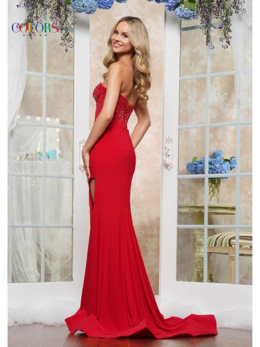 Prom Dresses Formal Fitted Long Prom Dress Red
