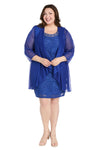 Plus Size Dresses Plus Size Short Mother of the Bride Lace Dress Royal