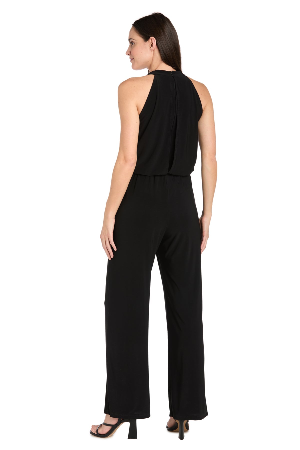 Jumpsuit Long Formal Belt Jumpsuit Black