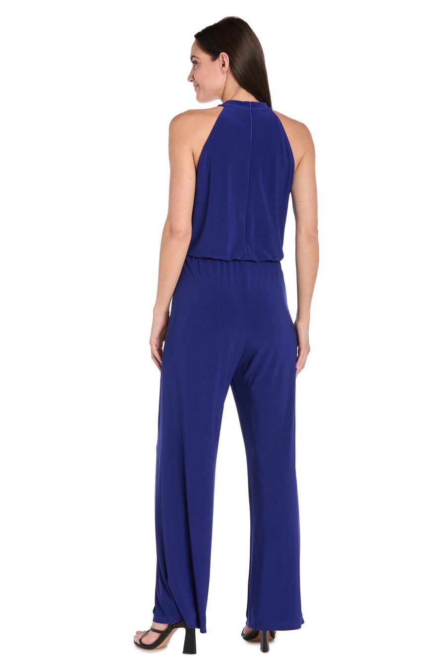 Jumpsuit Long Formal Belt Jumpsuit Electric Blue