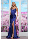 Prom Dresses Long Formal Fitted Evening Prom Dress Blueberry