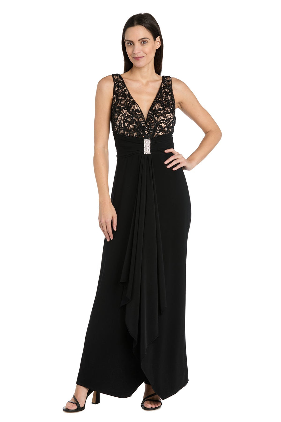 Jumpsuit Long Formal Lace Jumpsuit Black