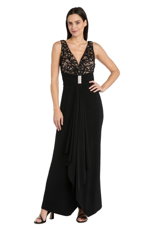 Jumpsuit Long Formal Lace Jumpsuit Black