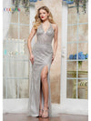 Prom Dresses Long Formal Fitted Prom Dress Silver