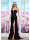 Prom Dresses Formal Slit Long Prom Dress Black