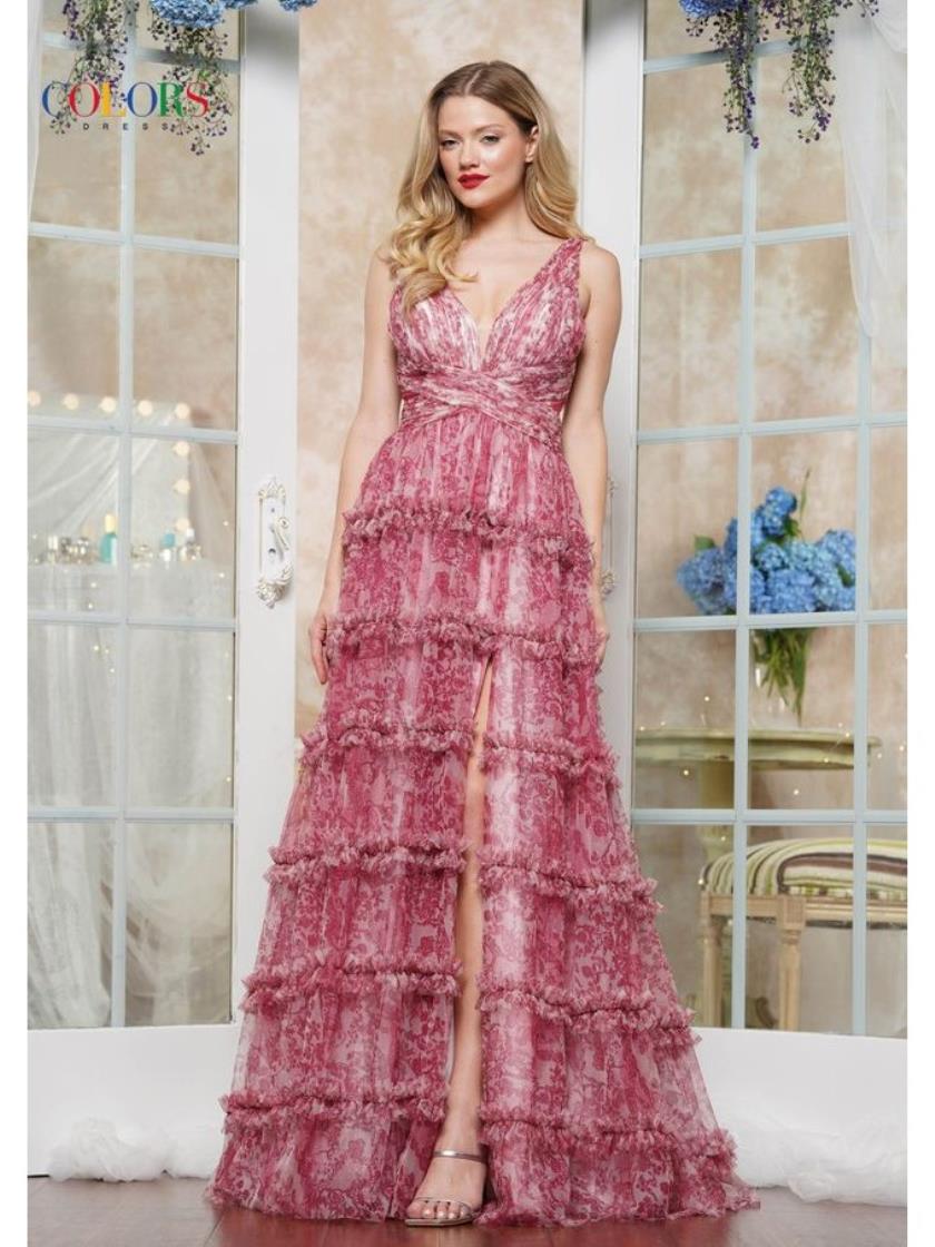 Prom Dresses Formal Top Print  Prom Dress Burgundy