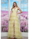 Prom Dresses Formal Top Print  Prom Dress Yellow