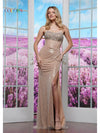 Prom Dresses Long Formal Beaded Sequin Prom Dress Nude
