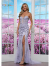 Prom Dresses Long Formal Fitted Corset Prom Dress Lilac