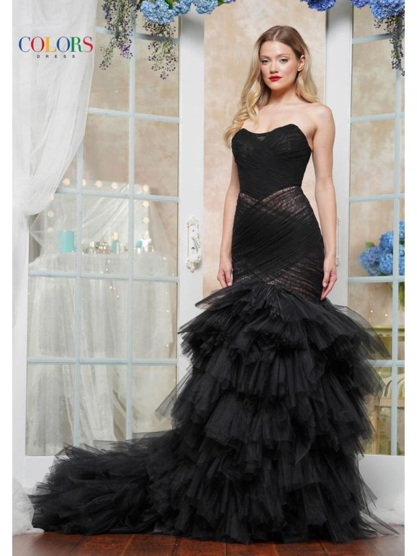 Prom Dresses  Long Fitted Formal Long Dress Black