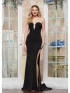 Prom Dresses Long Formal Fitted Prom Dress Black