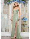 Prom Dresses Long Formal Fitted Corset Prom Dress Sage