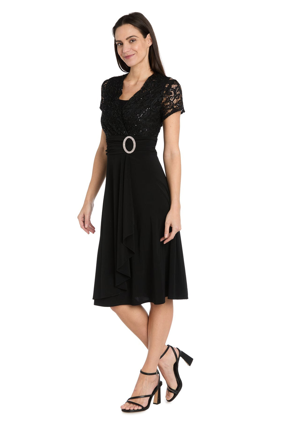 Cocktail Dresses Mother of the Bride Short Petite Cocktail Dress Black