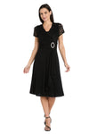 Cocktail Dresses Mother of the Bride Short Petite Cocktail Dress Black