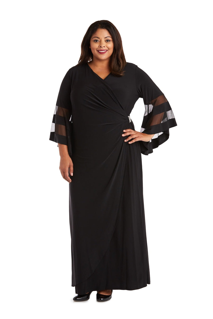Plus Size Dresses Long Formal Plus Size Evening Dress Black