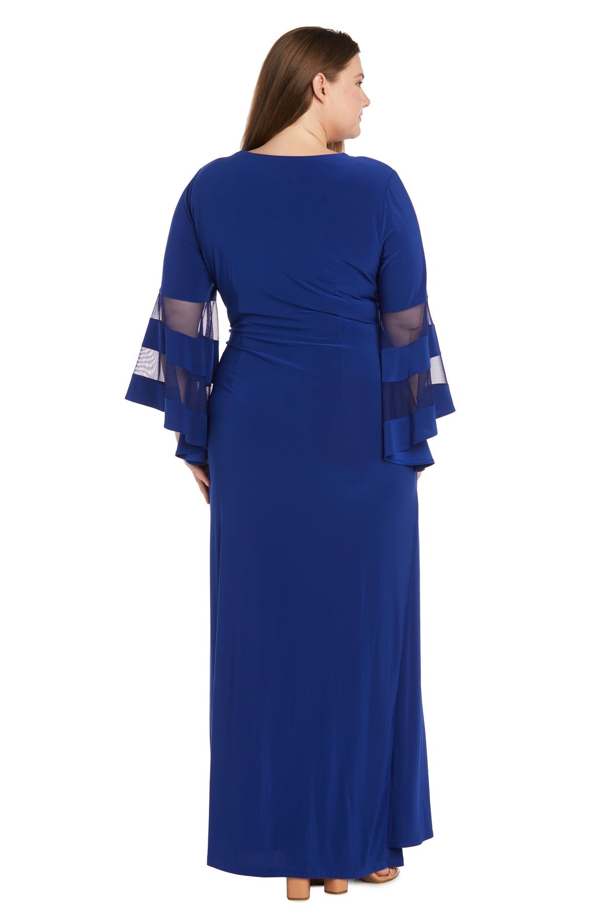 Plus Size Dresses Long Formal Plus Size Evening Dress Electric Blue