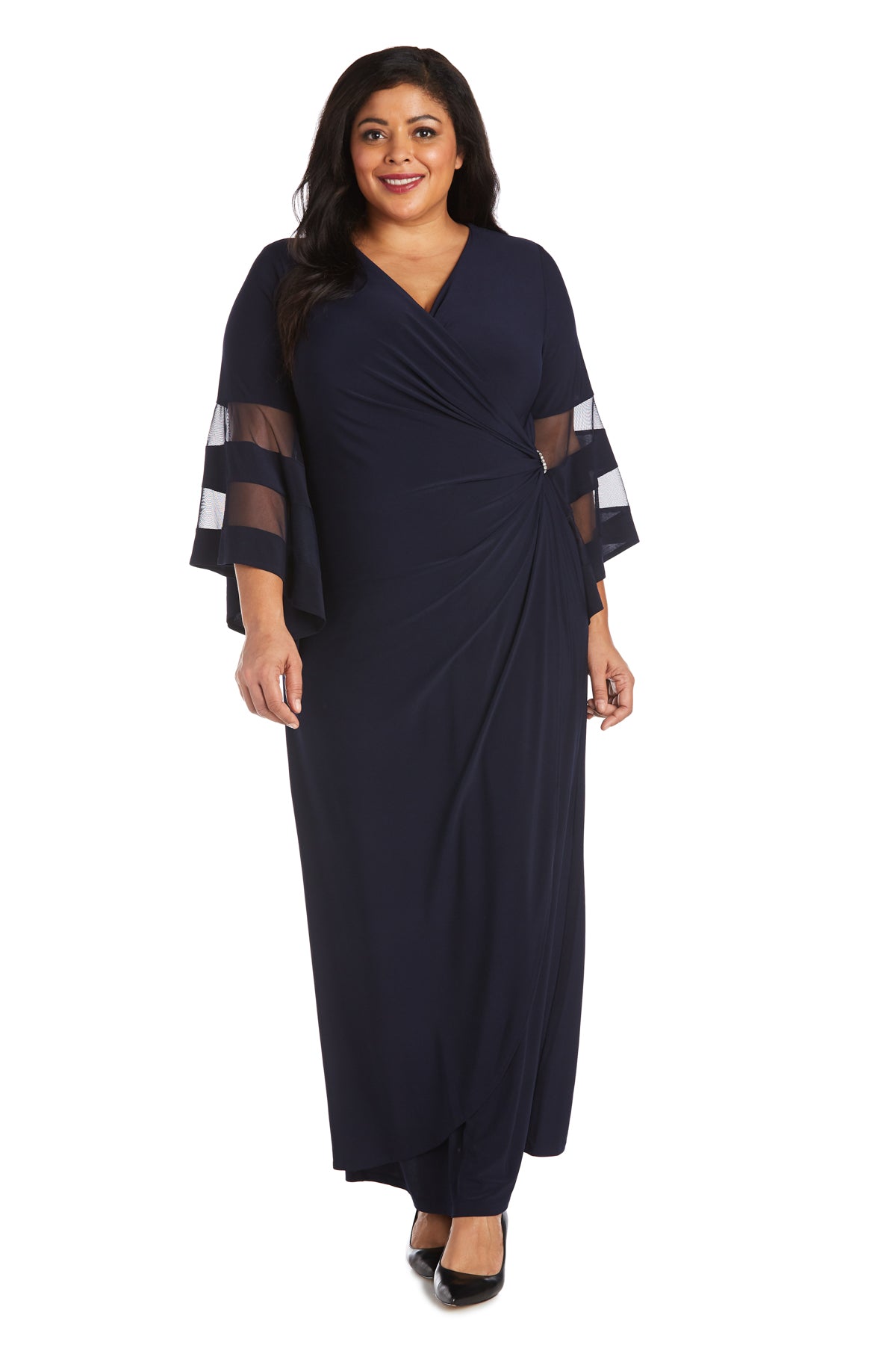 Plus Size Dresses Long Formal Plus Size Evening Dress Navy