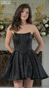 Cocktail Dresses Homecoming Short Cocktail A Line Dress Black