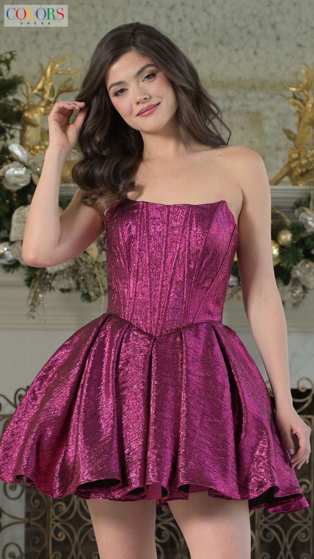 Cocktail Dresses Homecoming Short Cocktail A Line Dress Magenta