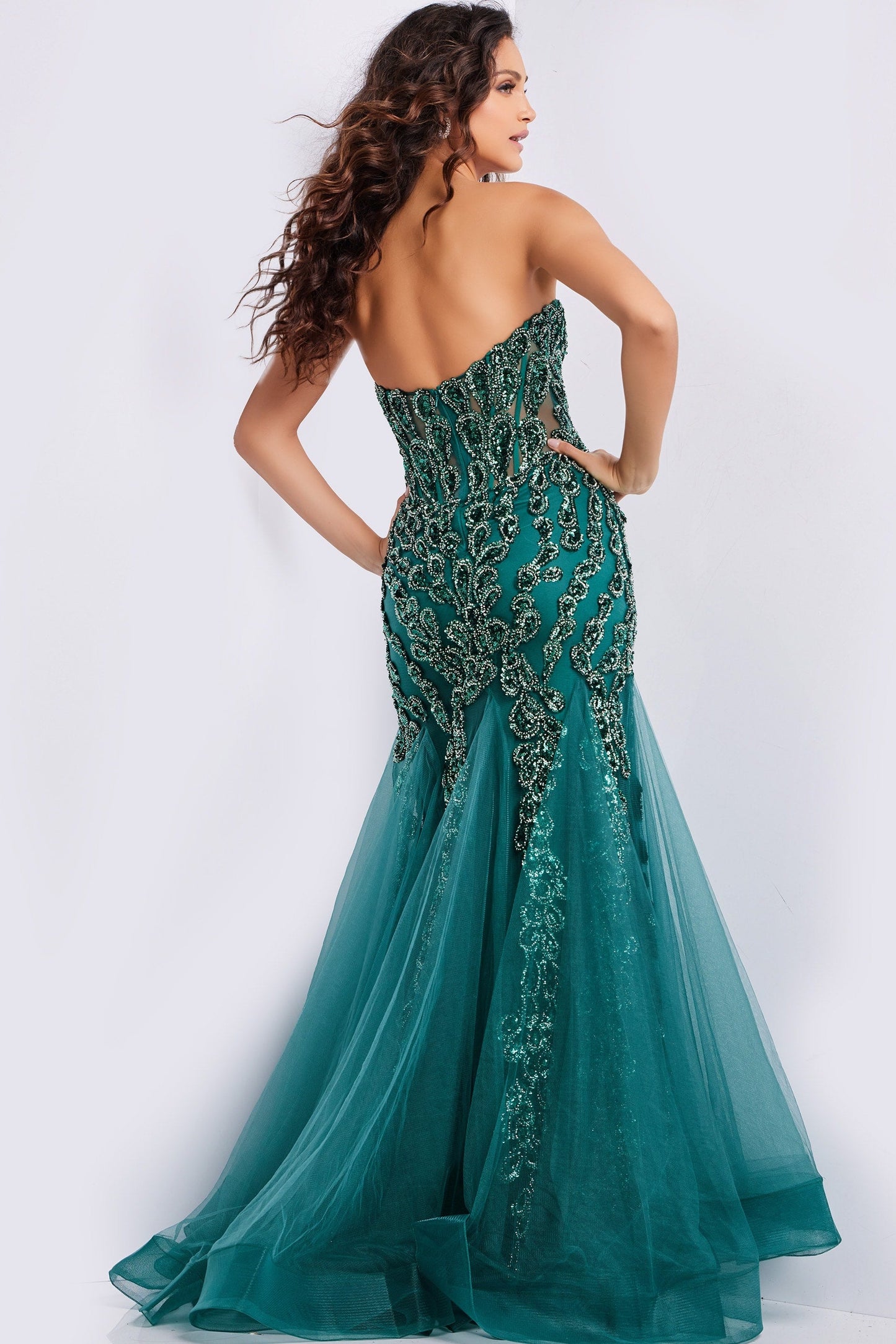 Prom Dresses Long Formal Mermaid Prom Dress Emerald/Emerald