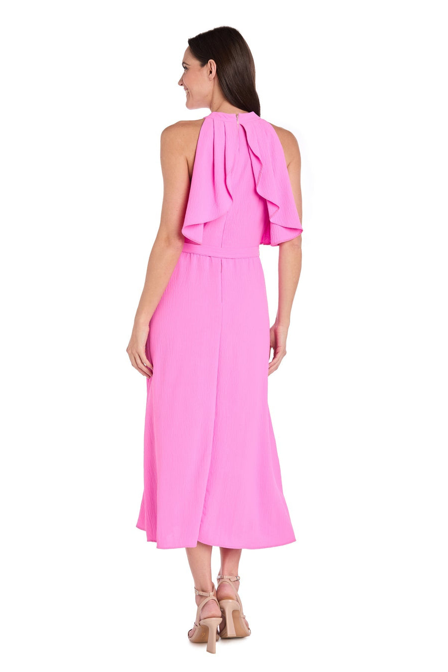 Cocktail Dresses A Line Cocktail Midi Dress Pink