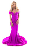 Prom Dresses Long Mermaid Formal Fitted Evening Prom Dress Purple
